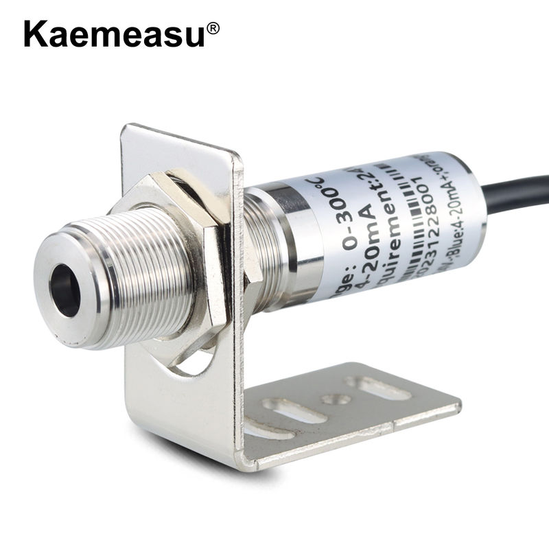 kaemeasu 4 ~ 20mA เครื่องตรวจจับอุณหภูมิสแตนเลส อุตสาหกรรมความร้อนสูง อินฟราเรด ไพโรเมตร ส่ง