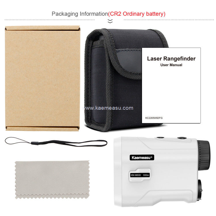 kaemeasu Golf Range Finder CR2 แบตเตอรี่ โมเดลโทรทัศน์ สายธงล็อคมุมวัดระยะทาง เมตร M1000