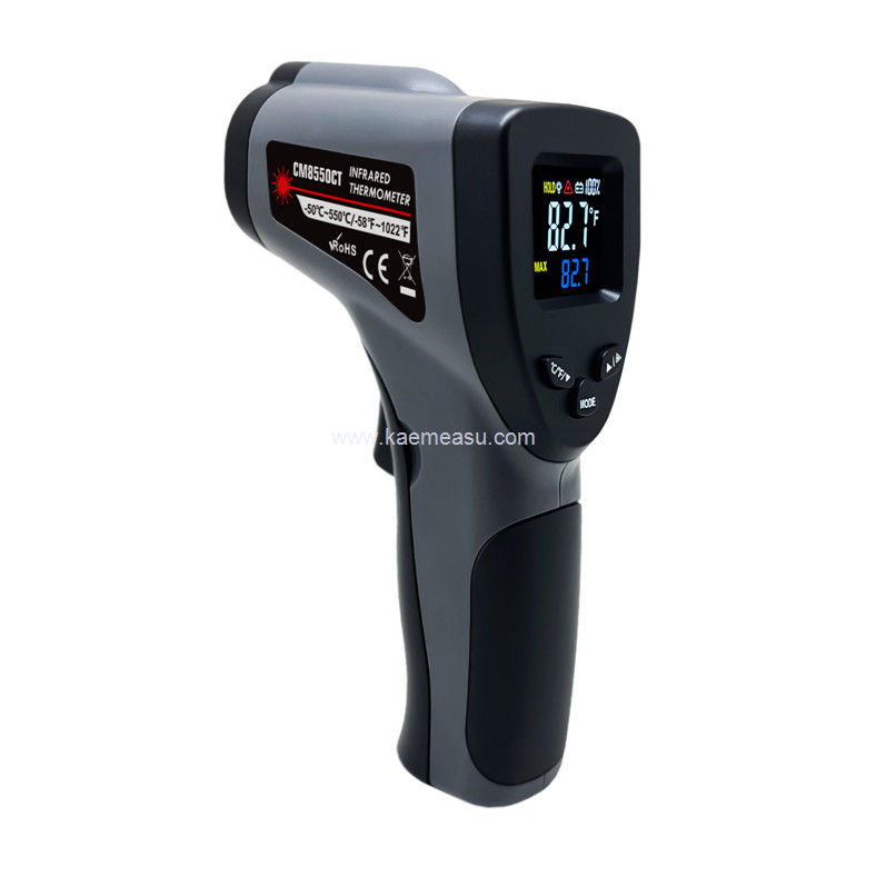 Kaemeasu 500ms Display สี ลาเซอร์ เทอร์โมเมตรปืนสําหรับการปรุงอาหาร
