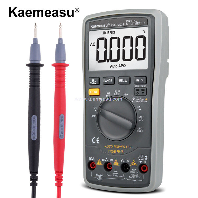 Kaemeasu 03B อุตสาหกรรม อิเล็กทรอนิกส์ มัลติเมตร ความละเอียดสูง สมาร์ท แอนติ เบอร์ 1000 วอลต์ AC DC ดิจิตอล มัลติเมตร