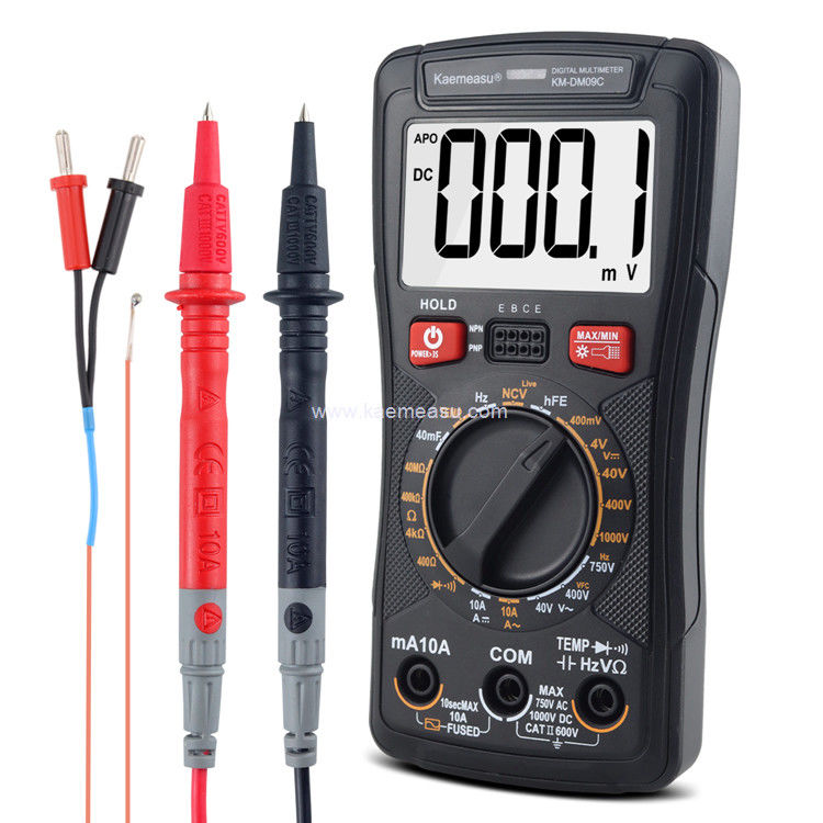 Kaemeasu 09C การวัดความกระชับกําลังปัจจุบัน NCV Smart Digital Multimeter OEM ODM