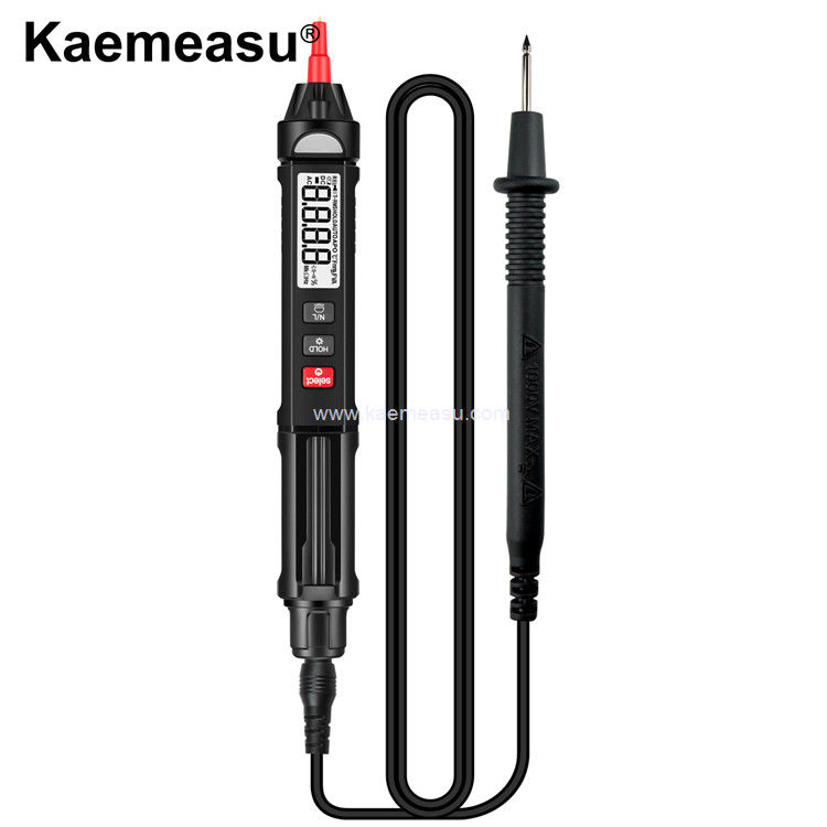 Kaemeasu 07A LCD Display Multimeter Pen Type โลเตชั่นทดสอบ ป้องกันไฟไหม้