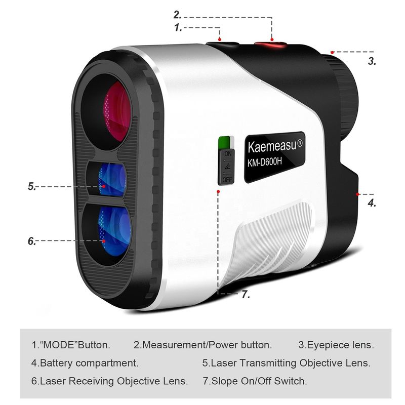 Oem Range Finder Slope Scope Distance Meter Telescope หลายโหมด สําหรับการล่า Laser Range Finder Golf Laser Range Finder