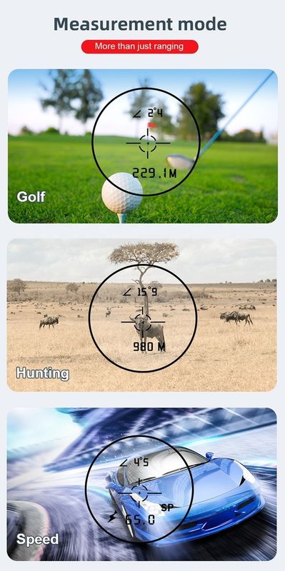 คุณภาพสูง OEM 1200M Golf Laser Rangefinder Hunting Rangefinder กอล์ฟ Rangefinder กอล์ฟ Rangefinder เลเซอร์