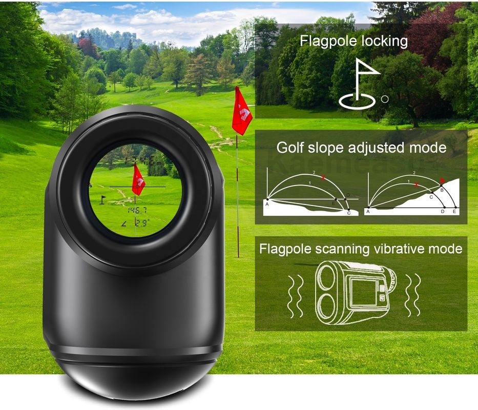 เครื่องวัดระยะเลเซอร์ มินิ กอล์ฟ เลเซอร์ Rangefinder หาแฮตเทเลสโคป เครื่องวัดเลเซอร์ 600m