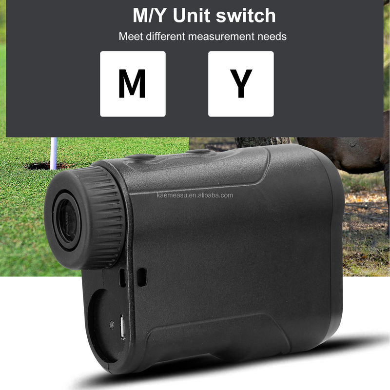 เครื่องวัดระยะเลเซอร์โทรทัศน์ เครื่องวัดระยะเลเซอร์ชาร์จ USB พกพา เครื่องวัดระยะเลเซอร์เครื่องวัดระยะเลเซอร์ โมโนคูเลอร์กอล์ฟ เครื่องวัดระยะเลเซอร์ 600M/656Yd