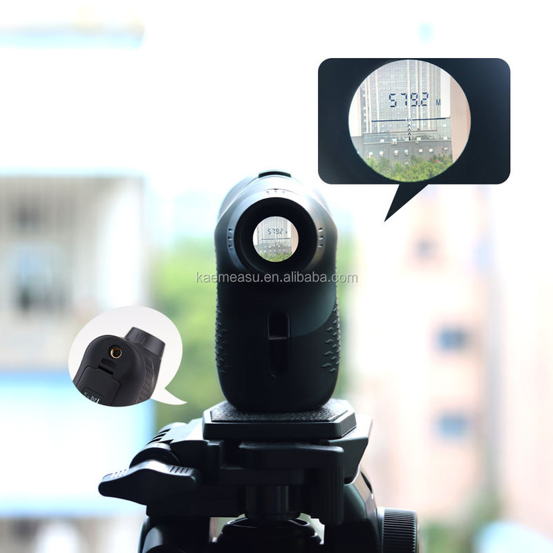 เครื่องวัดระยะเลเซอร์ 900m ((984yd) การล่า การยิงธนู การท่องเที่ยวกลางแจ้ง การสํารวจการก่อสร้าง เครื่องวัดระยะเลเซอร์