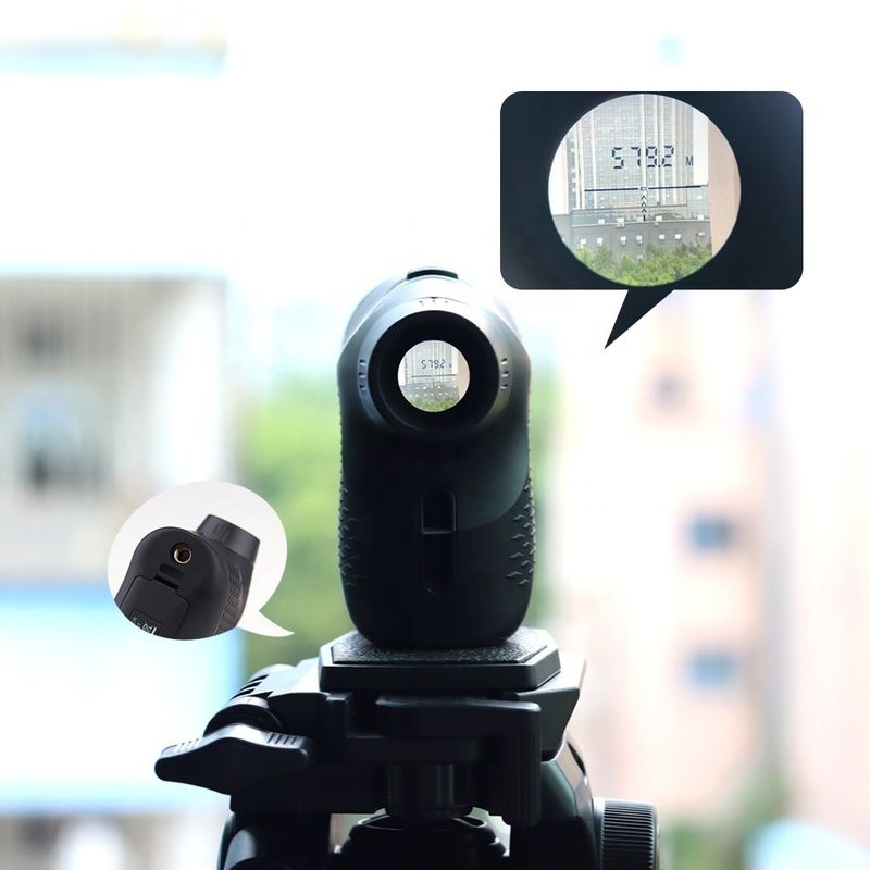 กอล์ฟหลายฟังก์ชัน การล่า มือถือดิจิตอล เลเซอร์ Rangefinder Outdoor Adventure Telescope เลเซอร์ ระยะทางเมตร 600m 900m 1200m 1