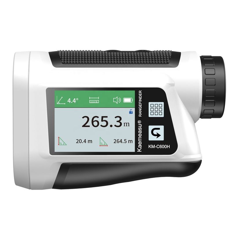 เครื่องวัดระยะทางเลเซอร์มือเล็ก เครื่องวัดระยะทางเลเซอร์ด้วยจอสัมผัสแบบ Lcd
