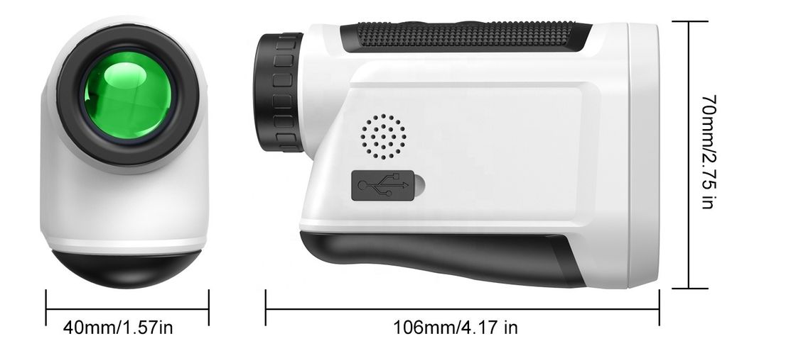 เครื่องวัดระยะทางเลเซอร์เกมกอล์ฟ Sport 600-1500m เครื่องวัดระยะทางสําหรับกิจกรรมกลางแจ้ง