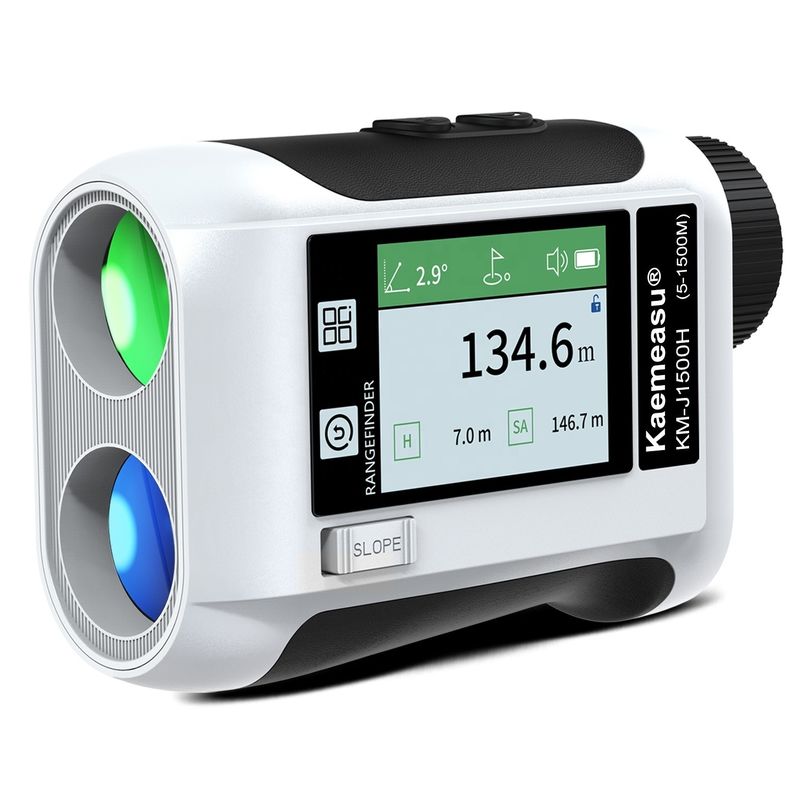 6.5X magnification Golf Sport Laser Range Finder พร้อมจอ LCD และอุปกรณ์แสงที่ปรับปรุง