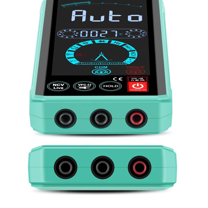 มูลติเมตรเสียงอัตโนมัติแบบฉลาด LCD Display สี NCV ture rms มูลติเมตรฉลาด 1000V มูลติเมตรดิจิตอล
