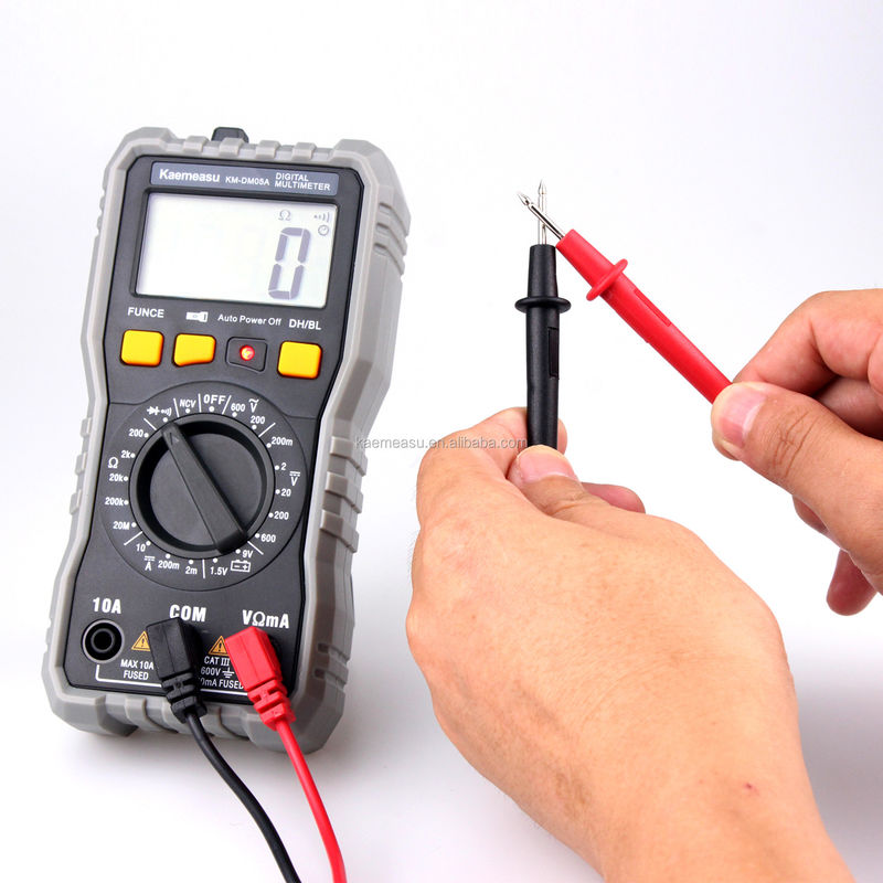 ช่างไฟฟ้ามืออาชีพ มัลติเมตรดิจิตอล ความตึงเครียด ความต้านทานปัจจุบัน Diode Test Bench Multitester