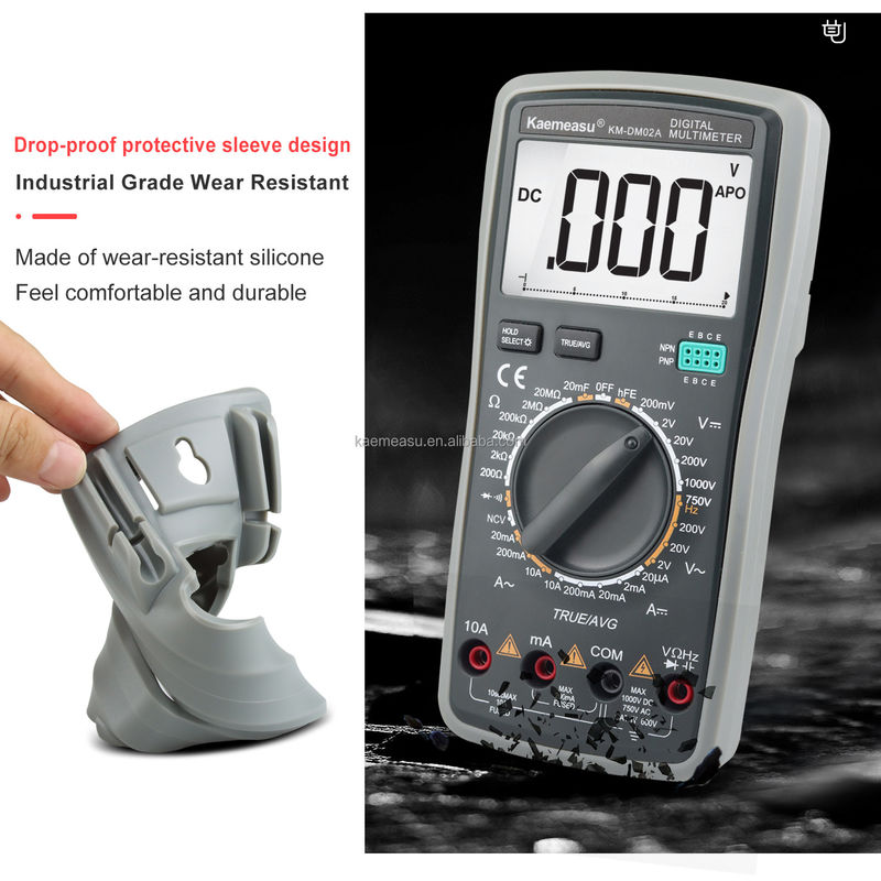 OEM ODM Anti burn Digital Multimeters Clamp meter ture rms แบตเตอรี่ไดโอเดส hFE tester เครื่องตรวจจับแรงดัน multimeter สําหรับขาย