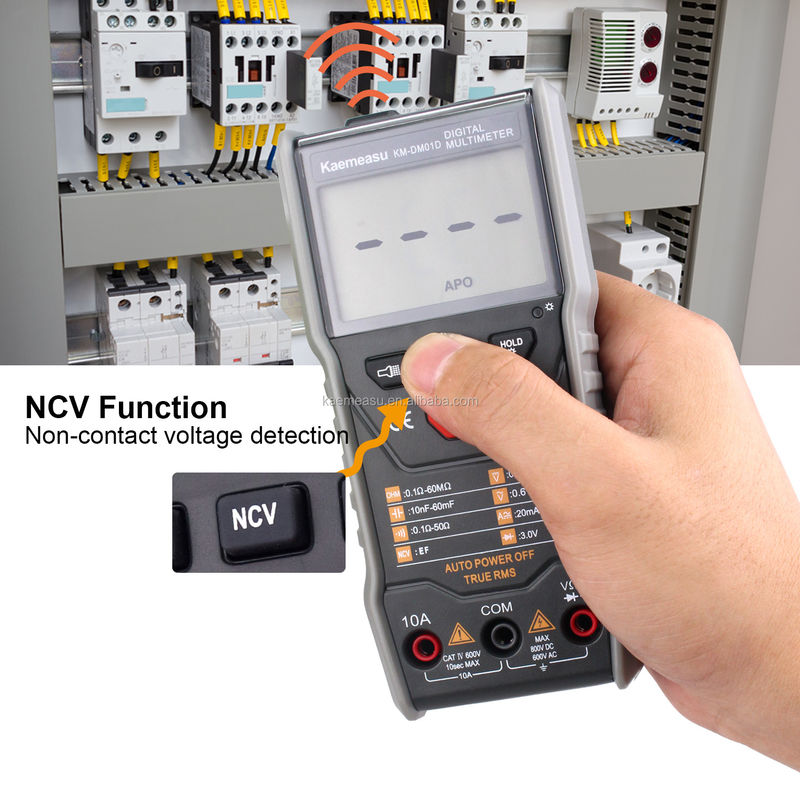 OEM ODM Smart Multimeter 6000 Counts เตียงช่างไฟฟ้า มัลติเมตร มินิมือถือ Ture RMS Square Wave Output มัลติเมตรดิจิตอล