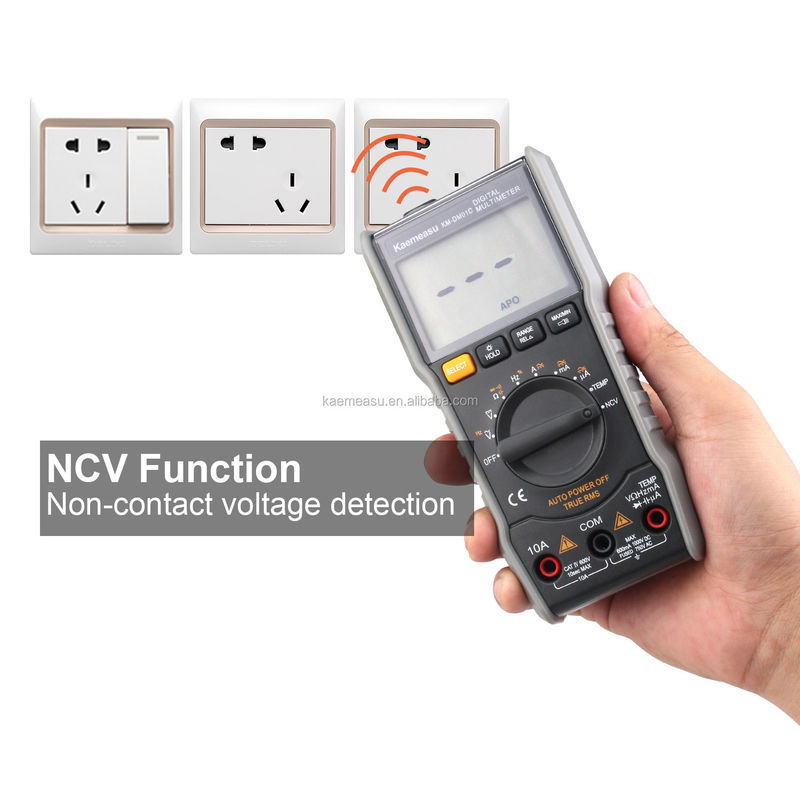 01C เครื่องวัดความแรงกระแสปัจจุบัน มัลติเมตร อุปกรณ์วัดความละเอียดสูง มินิ มัลติเมตรระยะทางอัตโนมัติแบบพกพา