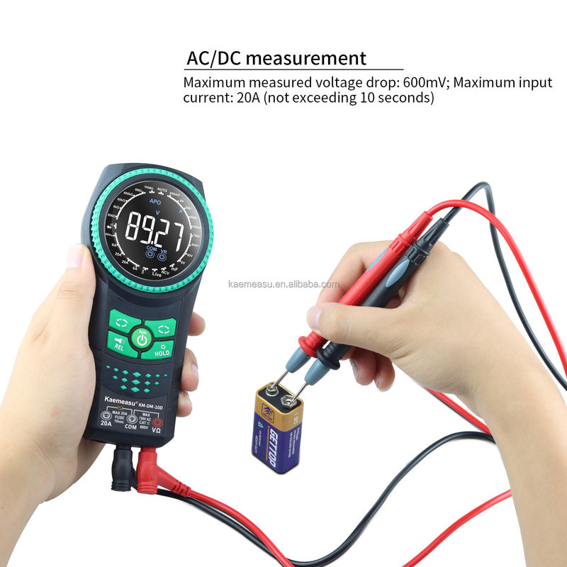 อัตโนมัติ Range Voltage Meter NCV TRMS Diode Test ทดสอบความต้านทานกระแส ทดสอบ Clamp Meter Multimetro มัลติเมตรดิจิตอลสมาร์ท