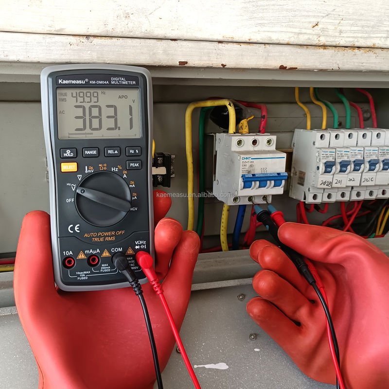 04A Clamp Meter AC DC Digital Voltmeter Diode การทดสอบความต่อเนื่อง