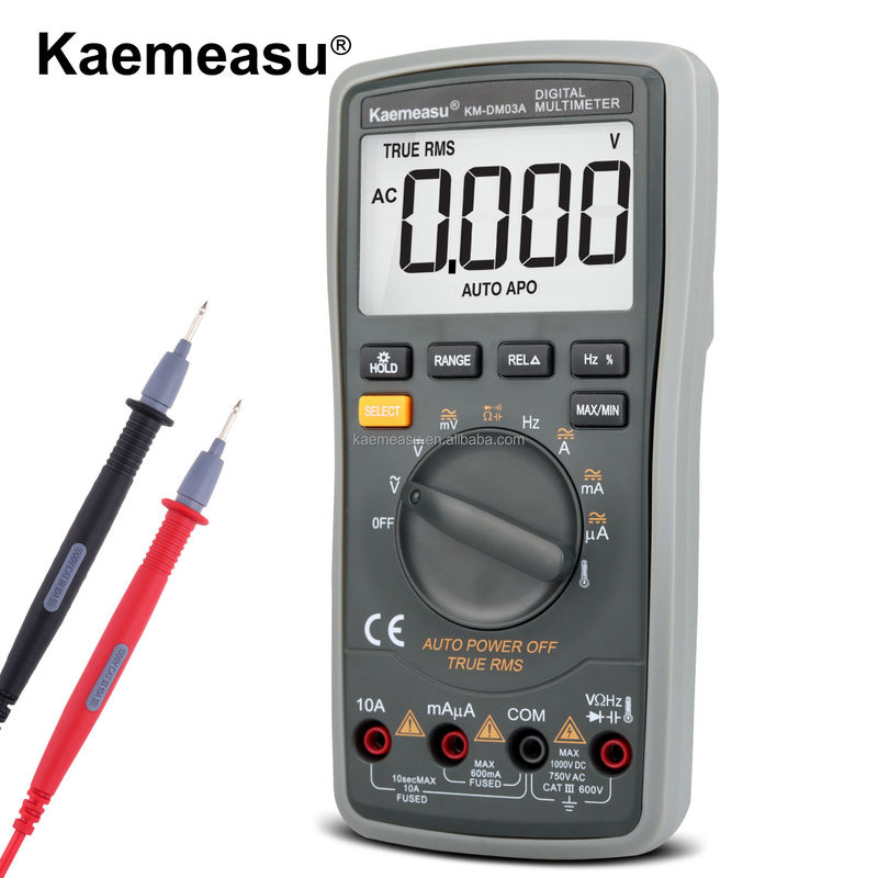 มัลติเมตรดิจิตอล ออโตเรนจ์ 1000 วอลต์ วอลเตจเมตร ทรู RMS LED Diode Test มัลติเมตร มาร์ท มัลติเมตร