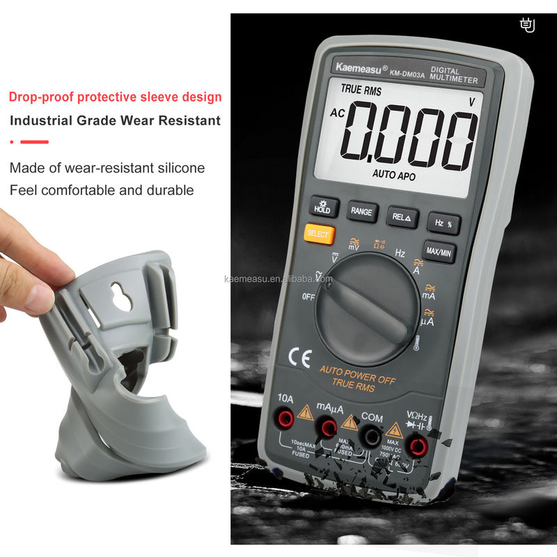 ช่างไฟฟ้า อัตโนมัติ Range Multitester 6000 Count Analogic Multimeter T-RMS Diode Test ความต่อเนื่อง Buzzer มัลติเมตรดิจิตอล
