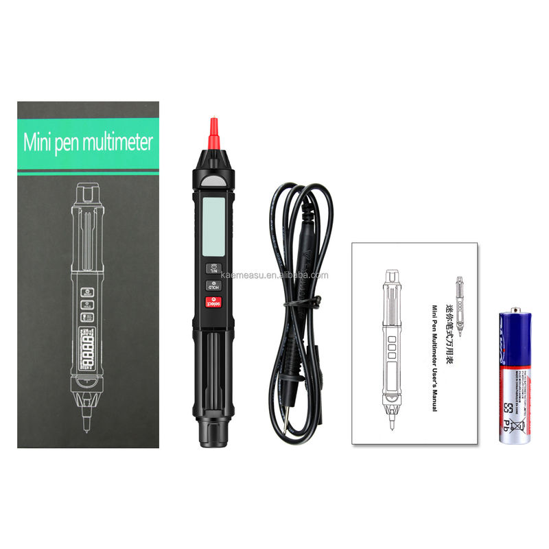 สไตล์ยอดนิยม มินิเพน มัลติเมตรดิจิตอล ด้วย Live/NCV/Sequence Non Contact Voltage Detection Multimeter Tester