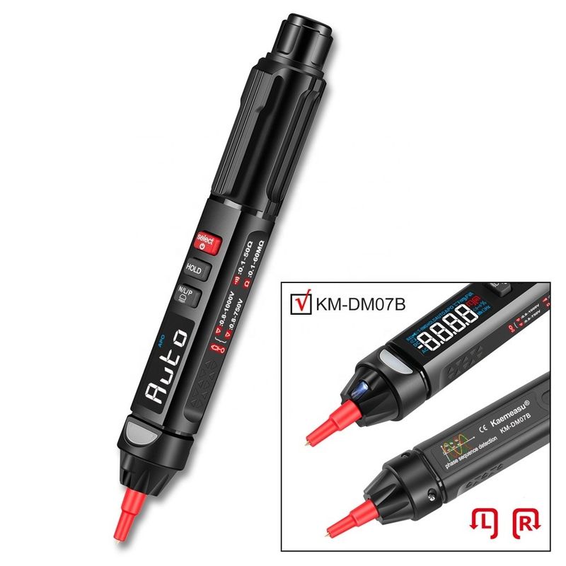 Oem Factory Direct Pen Digital Multimeter True Rms Digital Meter เครื่องวัดความแรงดันที่ไม่ได้ติดต่อ เครื่องวัดความแรงดันที่ไม่ได้ติดต่อ