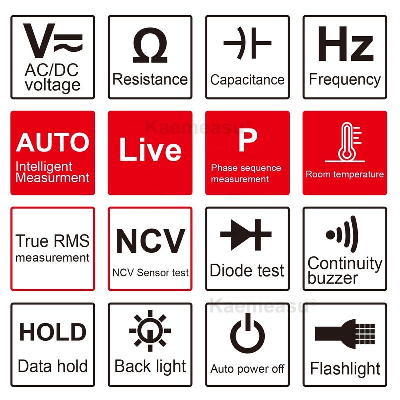 Oem Factory Direct Pen Digital Multimeter True Rms Digital Meter เครื่องวัดความแรงดันที่ไม่ได้ติดต่อ เครื่องวัดความแรงดันที่ไม่ได้ติดต่อ