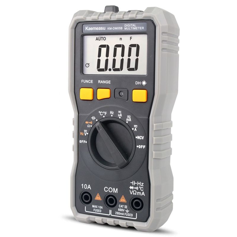 มินิ ดิจิตอล มัลติเมตร DC/AC โลเตจ แอมเปอร์เมตร ปัจจุบัน ออห์ม อุณหภูมิ T-rms ความละเอียดสูง