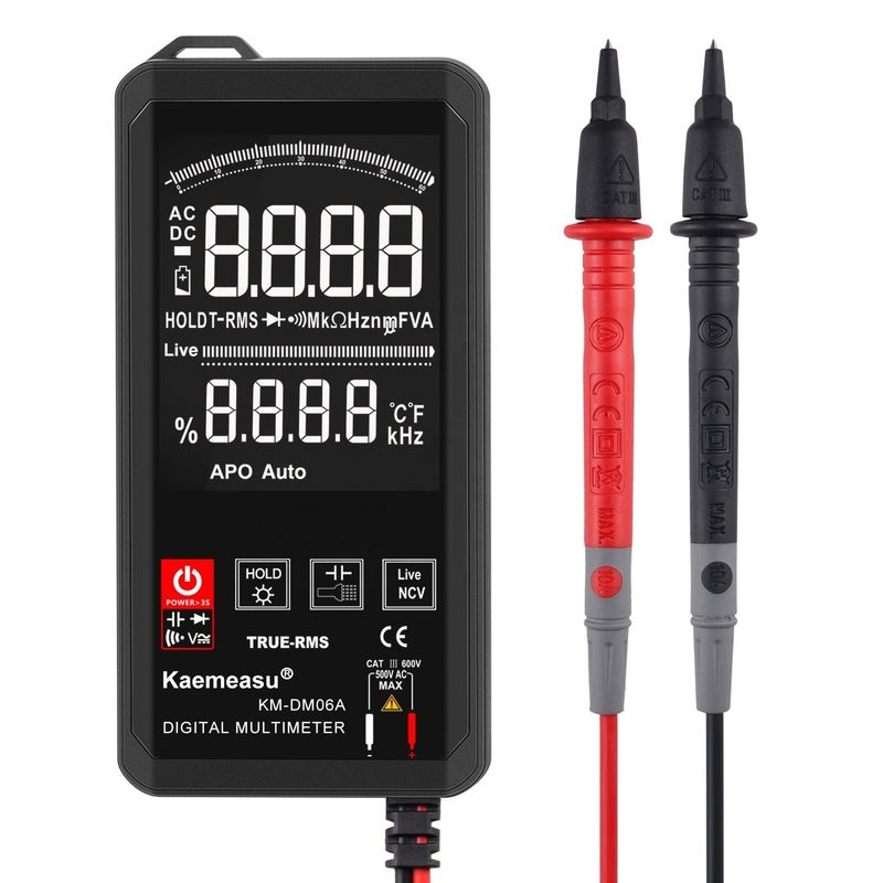 EBTN Display Touch Digital Multimeter 6000 Count Digital Multimeter Ncv Function Neutral Live Wire Test มัลติเมตรดิจิตอล