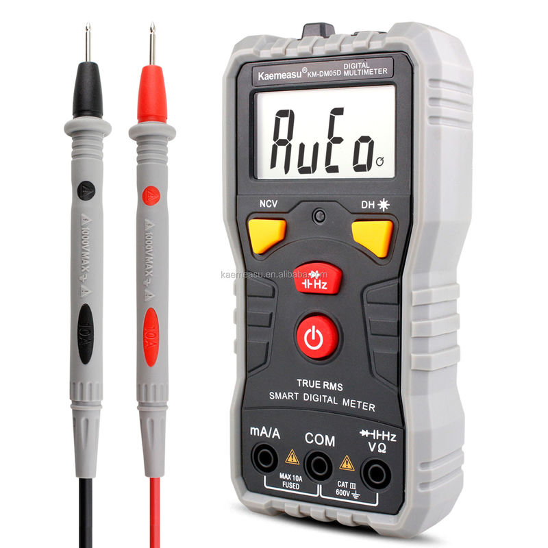 kaemeasu Portable Smart Digital Multimeter DC AC Auto Range Digital Multimeter สายไฟฟ้าไม่มีสายการทดสอบดิจิตอลมัลติเมตร