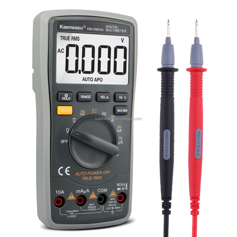03A OEM ODM Industrial Electronic Multimeter Diode Test AC DC Voltage Current Voltmeter มัลติเมตรดิจิตอลมืออาชีพ
