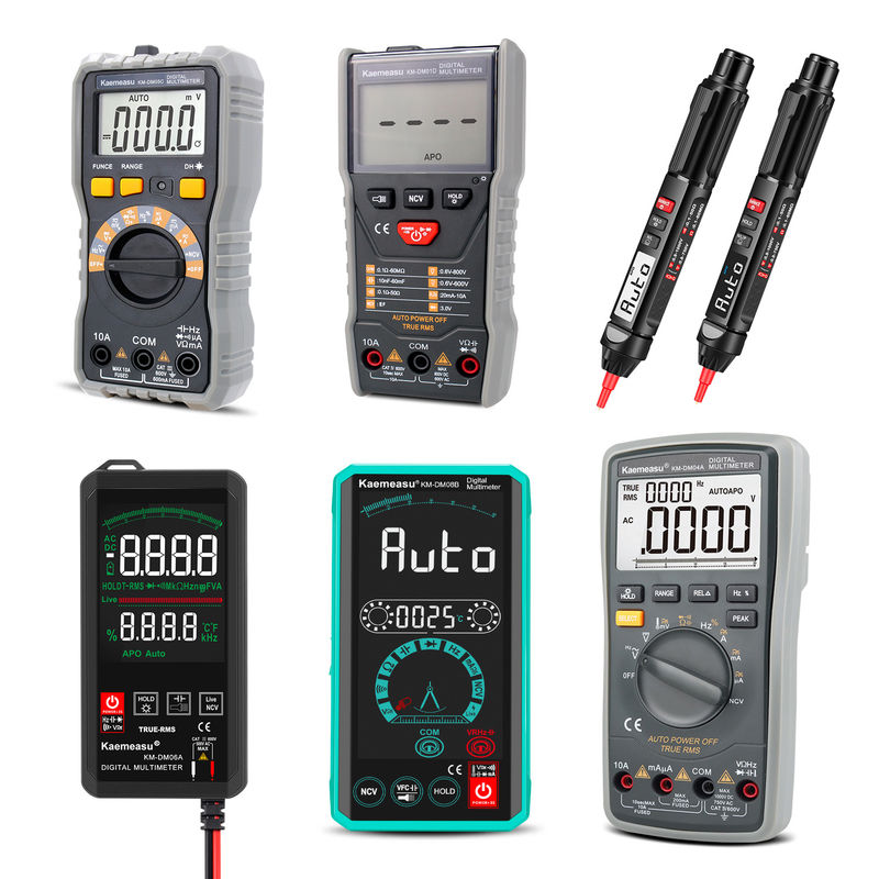 ความละเอียดสูง Anti Burn 1000V ดิจิตอล มัลติเมตร LCD Screen Voltmeter True RMS ฟังก์ชัน มัลติเมตรที่มีเครื่องตรวจสอบอุณหภูมิ