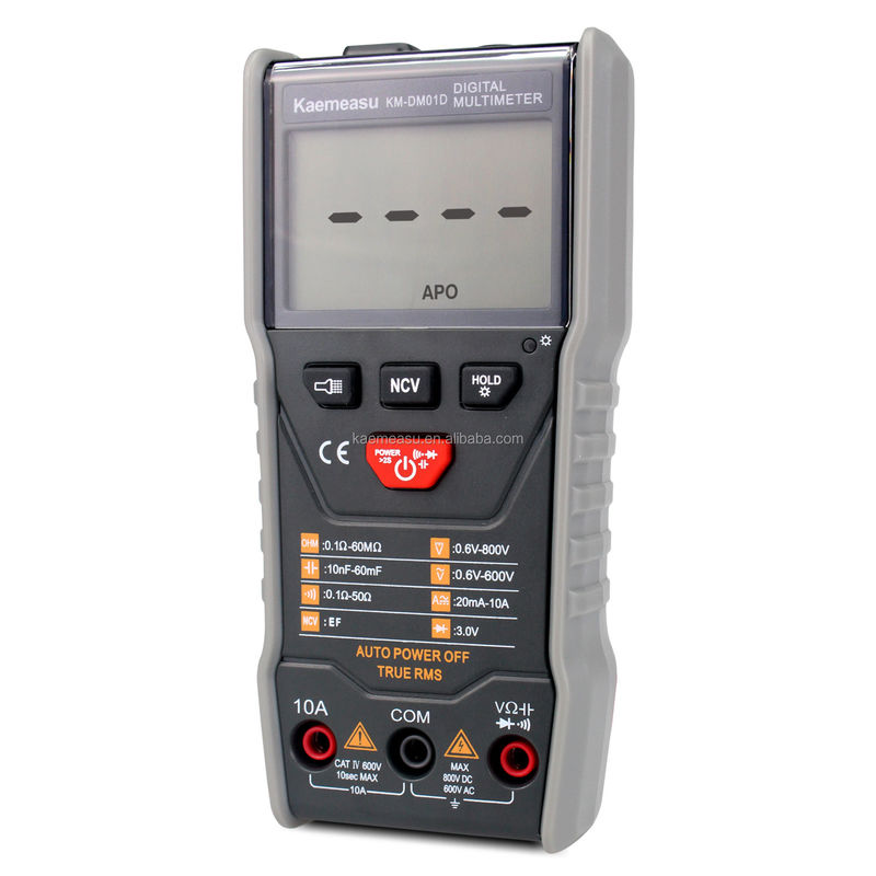 อัตโนมัติระยะ Digital Voltmeter มินิ พกพา 3 5/6 หลัก DC / AC true-rms NCV สมาร์ท มัลติเมตร