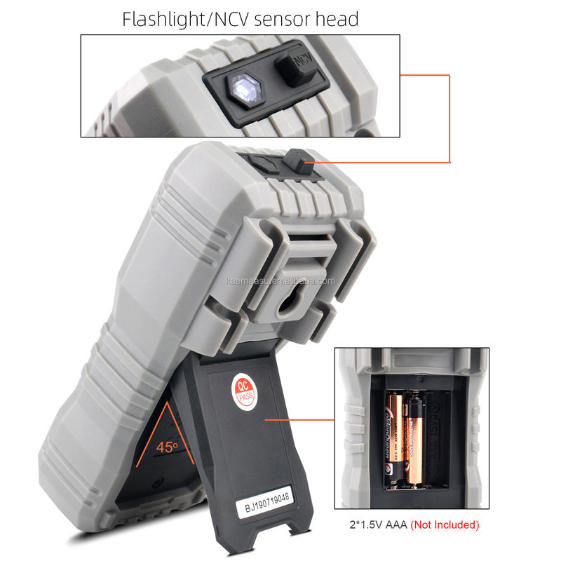 มินิมัลติเมตร DC AC โวลเตจ คอร์น ออห์ม อุณหภูมิ T-rms ทดสอบ ความละเอียดสูง ช่างไฟฟ้าสมาร์ท ดิจิตอล มัลติเมตร ราคา
