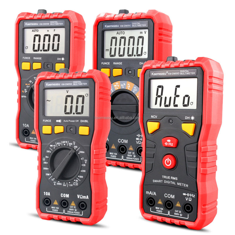 มินิมัลติเมตร DC AC โวลเตจ คอร์น ออห์ม อุณหภูมิ T-rms ทดสอบ ความละเอียดสูง ช่างไฟฟ้าสมาร์ท ดิจิตอล มัลติเมตร ราคา