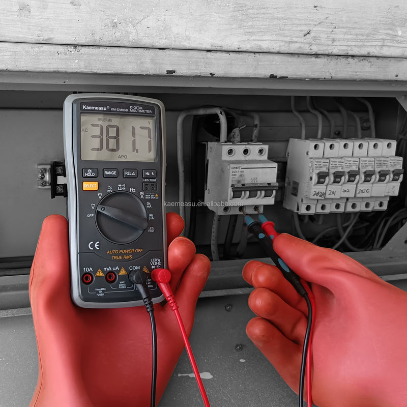 ขายร้อน อุตสาหกรรม อิเล็กทรอนิกส์ มัลติเมตร ความแม่นยําสูง 6000 นับ 1000v AC DC มัลติเมตรดิจิตอล
