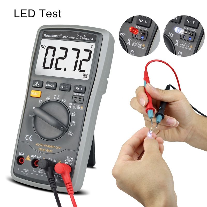 OEM ODM อุตสาหกรรม อิเล็กทรอนิกส์ มัลติเมตร 1000v Ac Dc ดิจิตอล มัลติเมตร มัลติเมตรมืออาชีพ