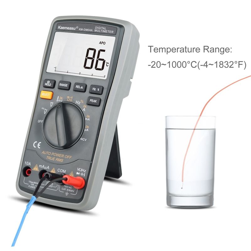ABS อะไหล่ไฟฟ้า 04A OEM ODM ออโต้ช่วง อุปกรณ์ห้องปฏิบัติการ Smart Multitester DC/AC 20000 Count Digital Multimeter