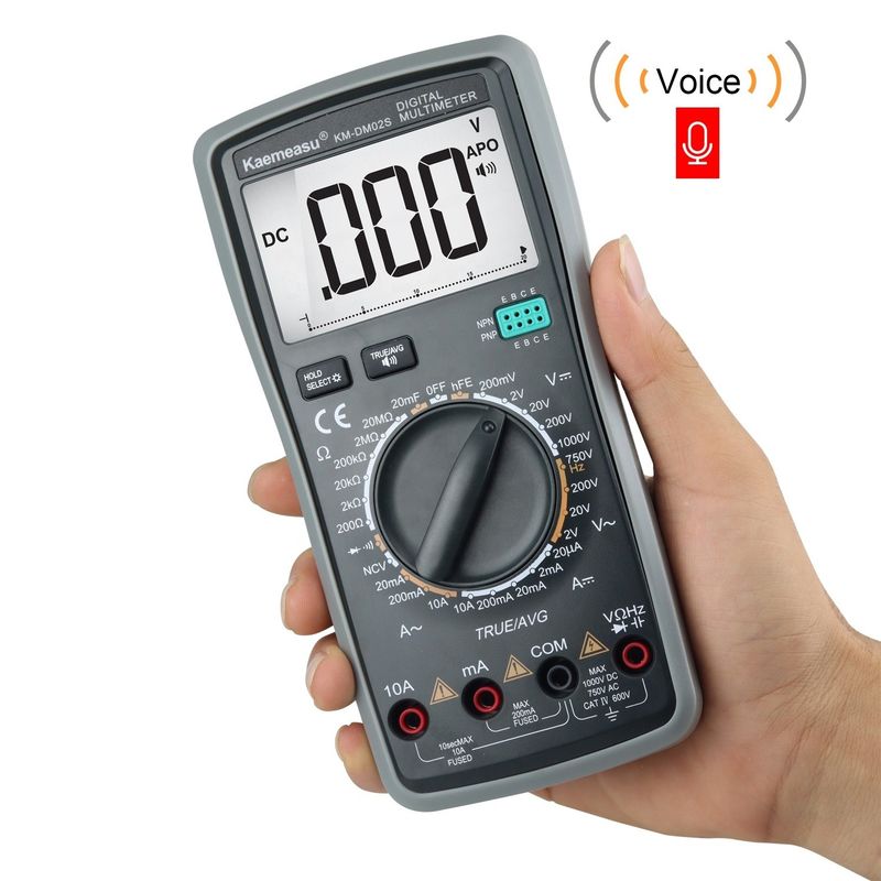 เครื่องทดสอบเสียงที่ฉลาด Multi-tester ระยะทางอัตโนมัติ อุปกรณ์ห้องปฏิบัติการหลายฟังก์ชัน เครื่องทดสอบตัวต่อรอง Digital Multimeter