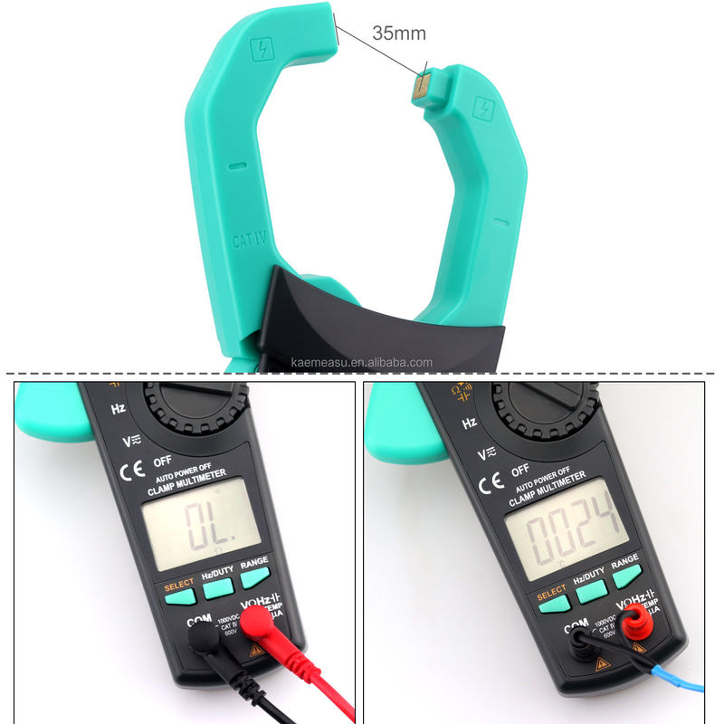 6000 นับ AC Dc ปัจจุบัน มัลติเมตร Aneng วอลเตจเมตร Clamp มัลติเมตร ดิจิตอล Clamp Meter