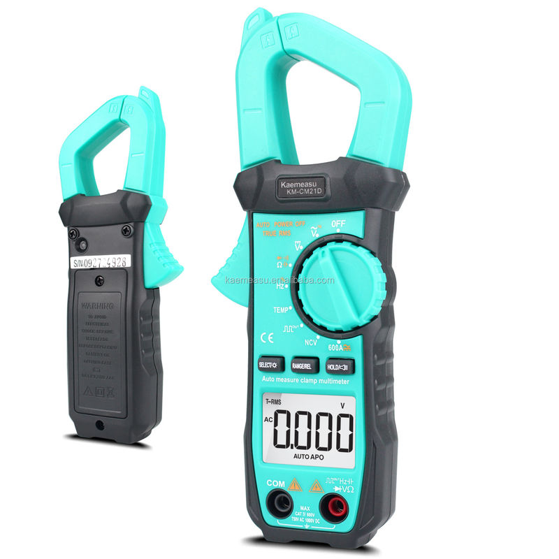 21D DC AC Digital Clamp Meter 3 5/6 หลัก อัตโนมัติ Diode Test Ture RMS Square Wave Output NCV Digital Clamp Meter มัลติเมตร