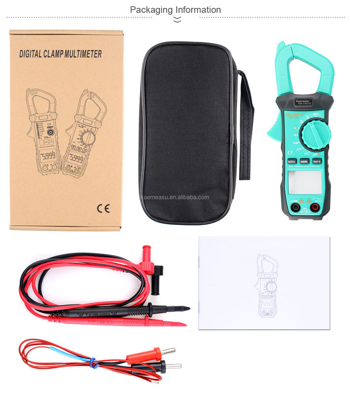 21D DC AC Digital Clamp Meter 3 5/6 หลัก อัตโนมัติ Diode Test Ture RMS Square Wave Output NCV Digital Clamp Meter มัลติเมตร