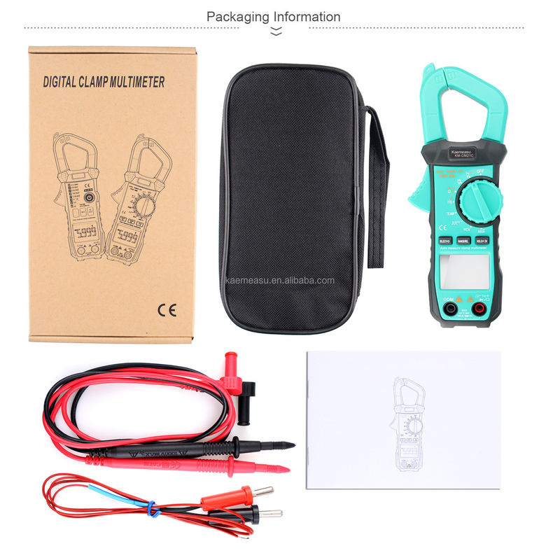 มินิ คลัมเปอร์ เมตรไฟฟ้า มัลติเมตร NCV 1000v ดิจิตอล AC DC เครื่องวัดความต้านทาน