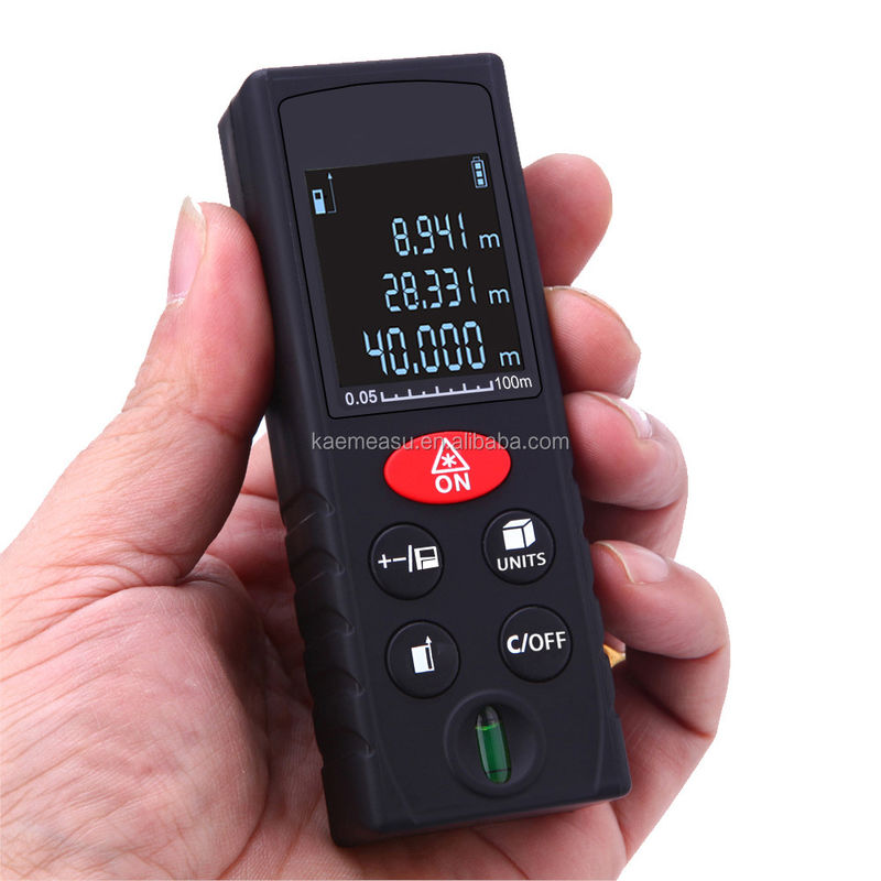 OEM ODM มินิมือถือเลเซอร์ระยะเมตร เครื่องมือการวัด อิเล็กทรอนิกส์ Ruler ดิจิตอลเลเซอร์ Range Finder สําหรับขาย