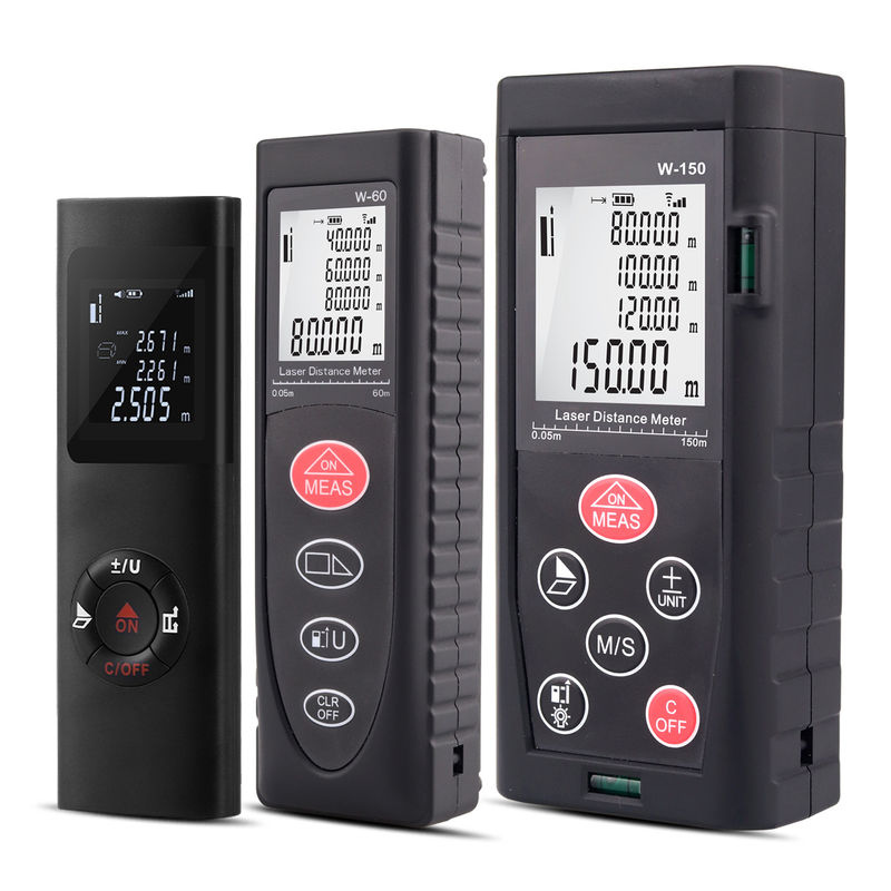 40m 100m OEM ODM มินิ พกพา ดิจิตอล Rangefinder อินฟราเรด เลเซอร์ ระยะเมตรไฟฟ้าเลเซอร์ Rangefinder