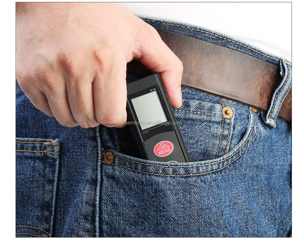 40m 100m OEM ODM มินิ พกพา ดิจิตอล Rangefinder อินฟราเรด เลเซอร์ ระยะเมตรไฟฟ้าเลเซอร์ Rangefinder