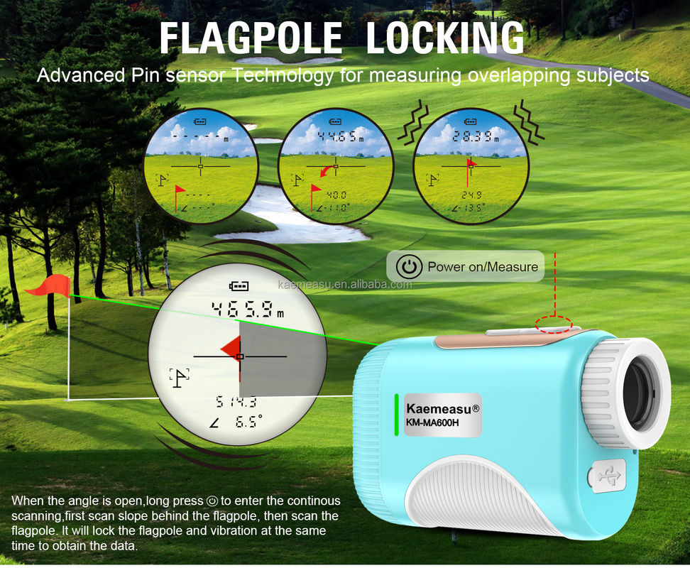 OEM 1200m Golf Slope Scope Laser Distance Meter Telescope เครื่องวัดระยะเลเซอร์เกรดอุตสาหกรรมกอล์ฟ