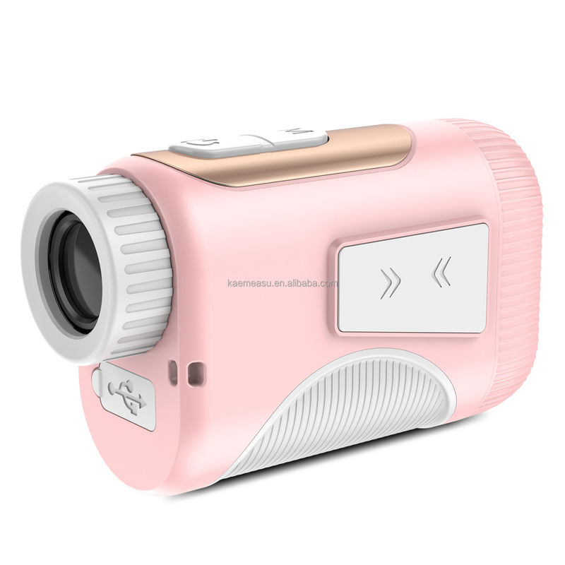 OEM 1000m Golf Slope Scope Laser Distance Meter Golf Laser Rangefinder สีชมพูสําหรับเด็กและผู้หญิง