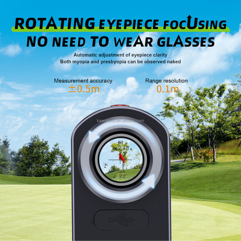 600m 5 Star Laser Range Finder Digital Distance Meter Combo เครื่องวัดพกพาสําหรับการใช้ในอุตสาหกรรมการล่ากอล์ฟ