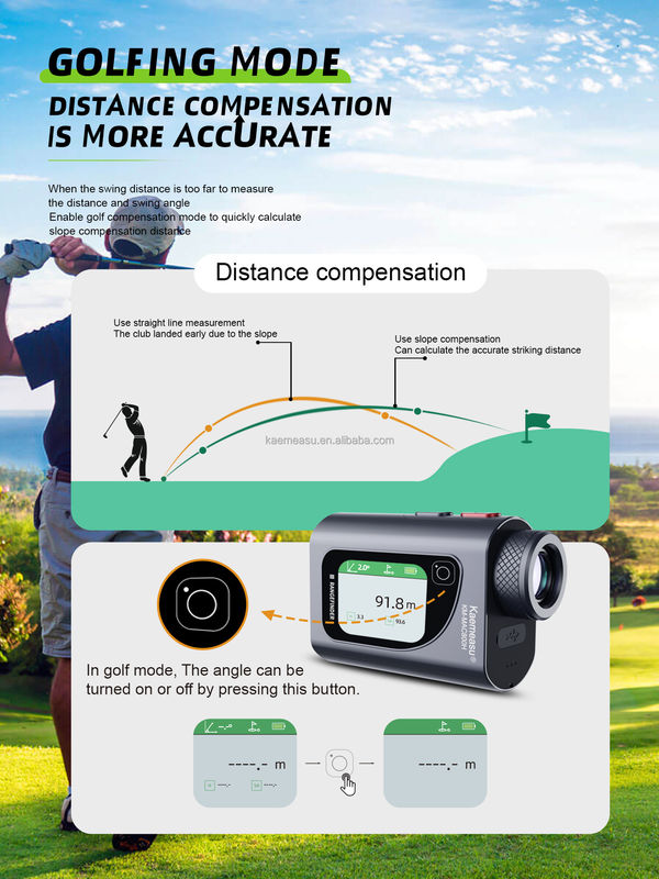 การสนับสนุนที่กําหนดเอง OEM 600m Wireless Laser Measure Distance Meter Digital Ruler Combo ความแม่นยําสูงสําหรับวิศวกรสถาปนิก นักกอล์ฟ
